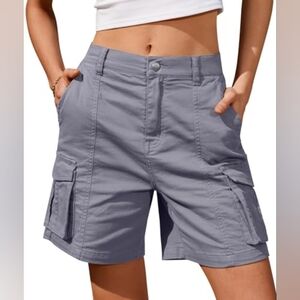 NWT IVIR Women's Gray Bermuda Shorts Size M